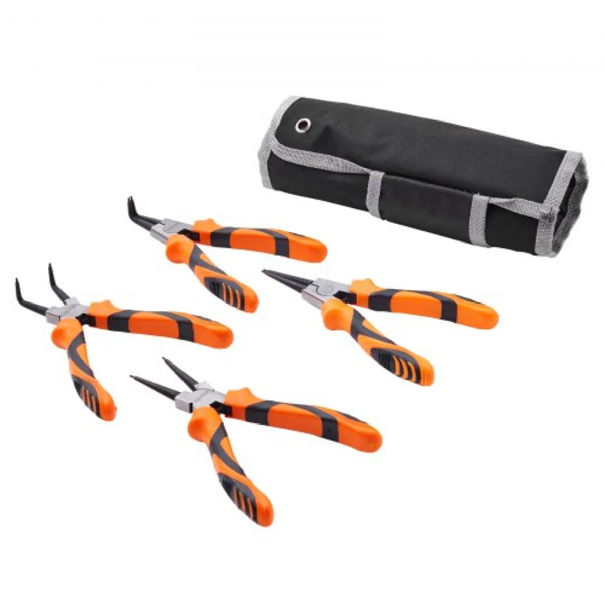 Snap Ring Pliers Set, 4-Piece 0.07" Tip Diameter,