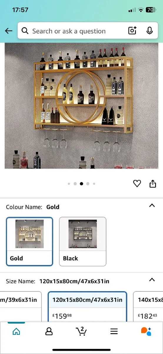 Wall mounted drinks unit - Image 1