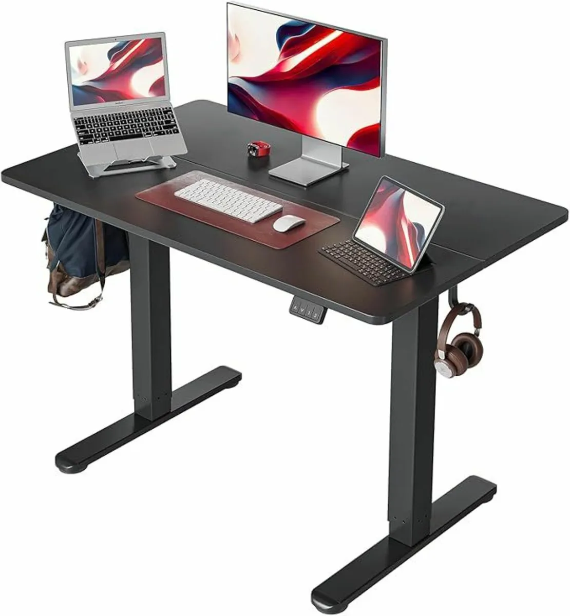 Standing Height Adjustable Office Desk 100x60cm - Image 1