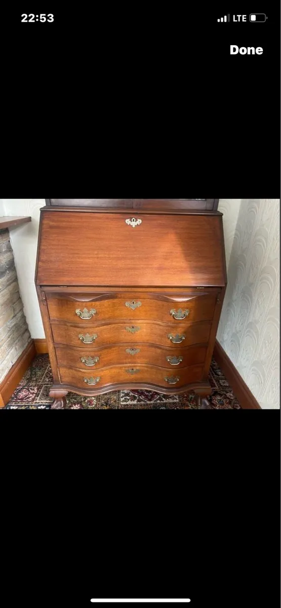 Antique writing bureau - Image 4