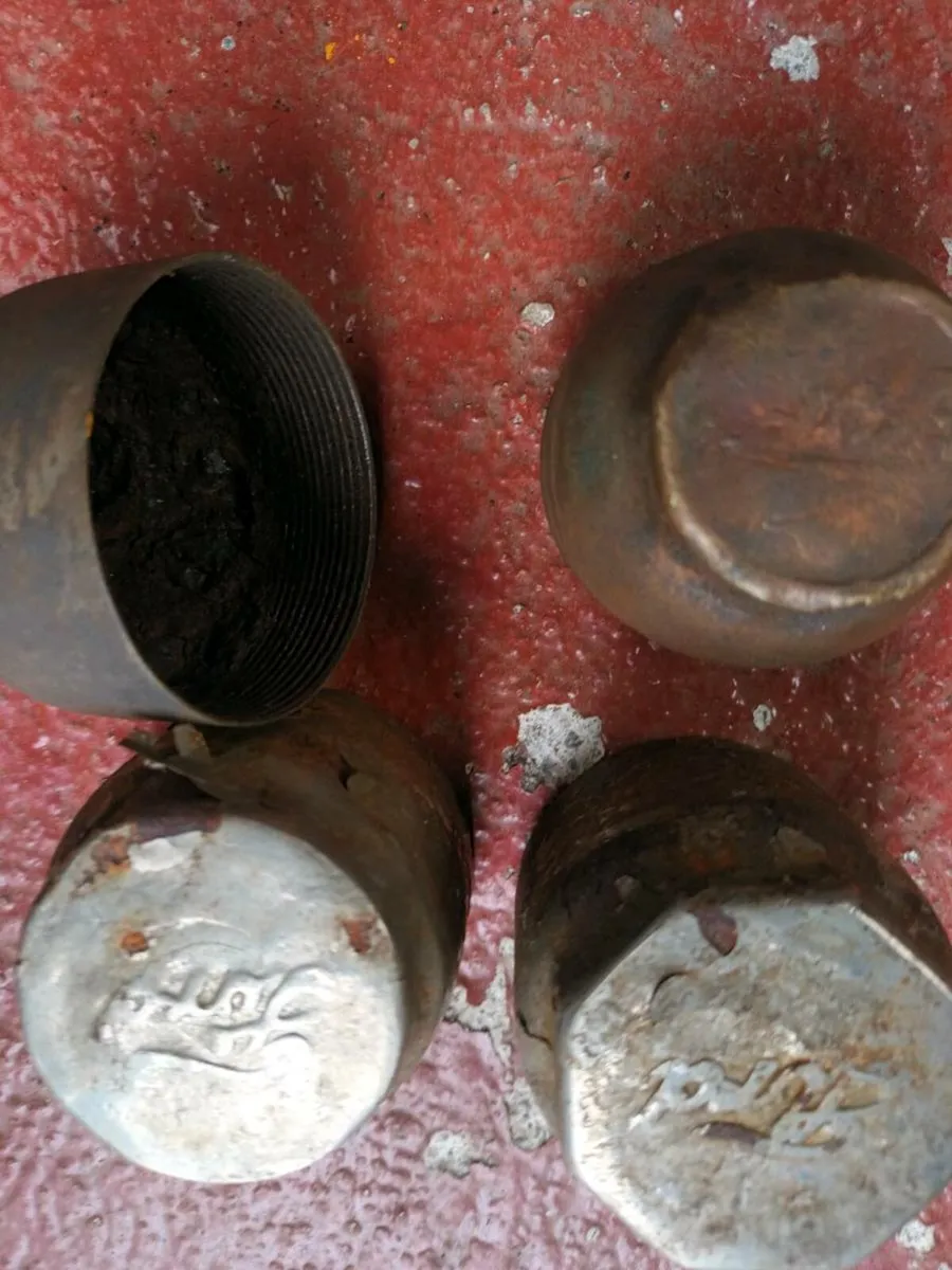 Vintage Truck Hubcaps - Image 1