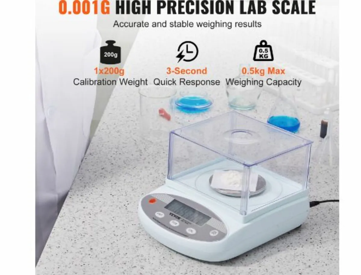 Analytical Balance Lab Scale 500g x 0.001g 13 - Image 2