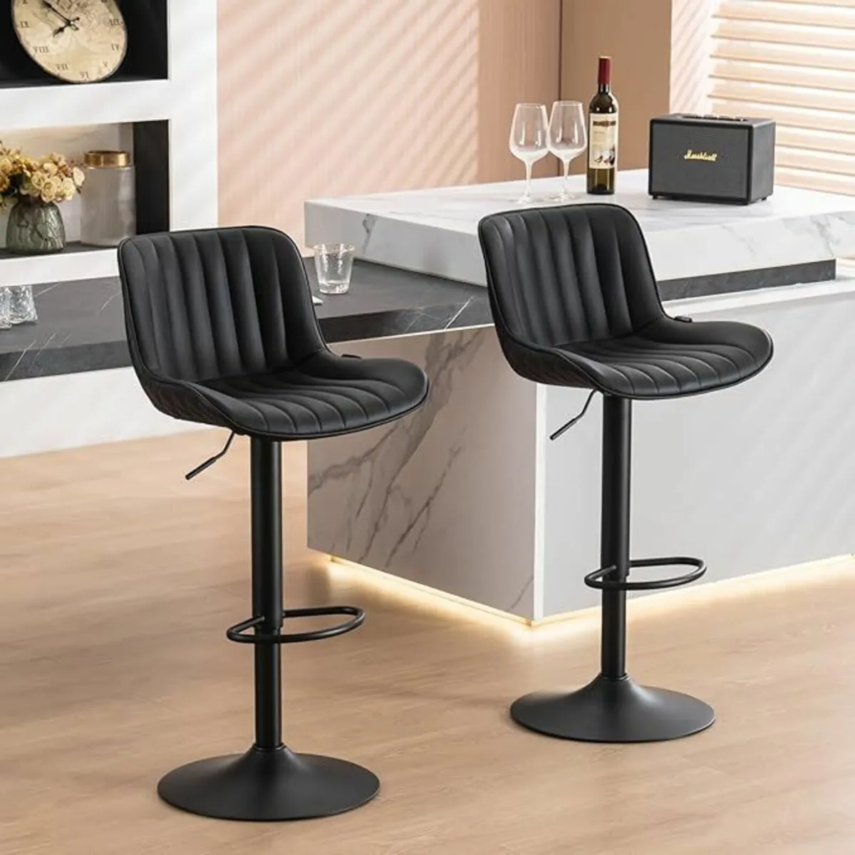 Set of 2 Counter Barstools 40D x 49.5W x 85H - Image 3