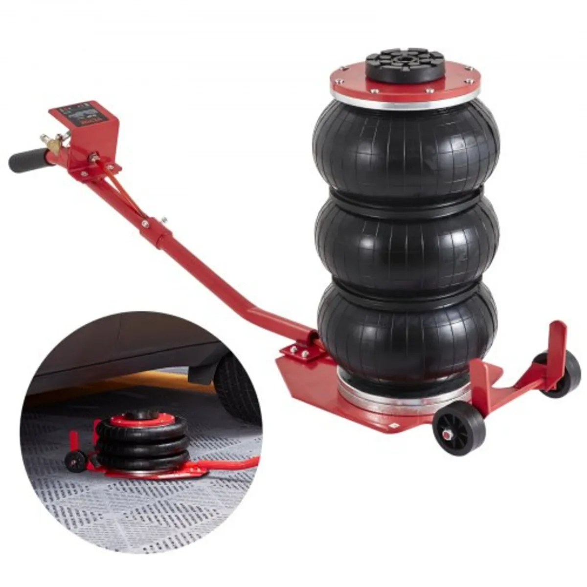 Air Jack, 3 Ton/6600 lbs Triple Bag Air Jack, Airb