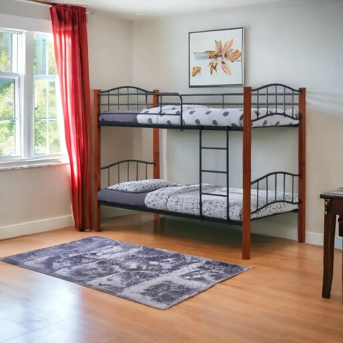 Sturdy Metal Single Bunk Bed – Space-Saving - Image 1