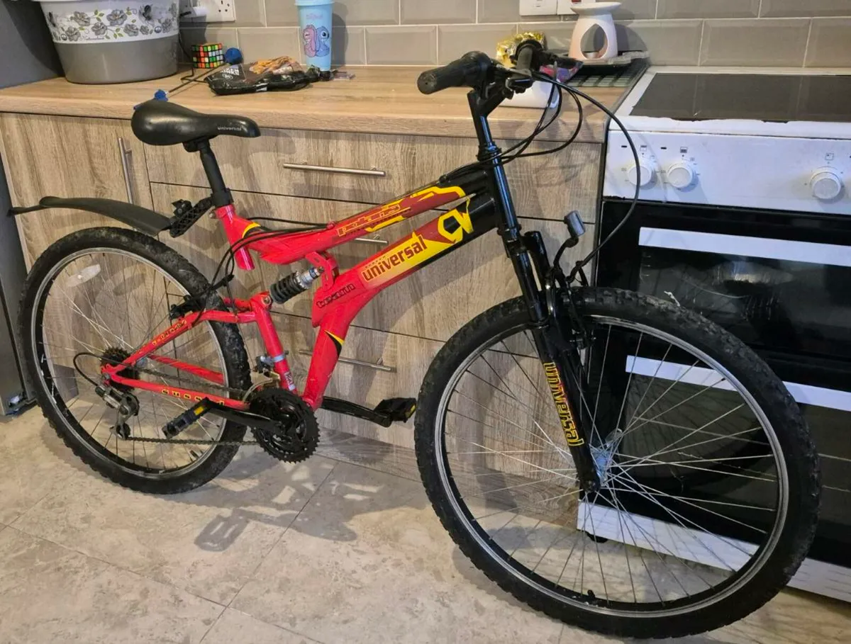Adults hybrid bike universal full suspension  26in - Image 1