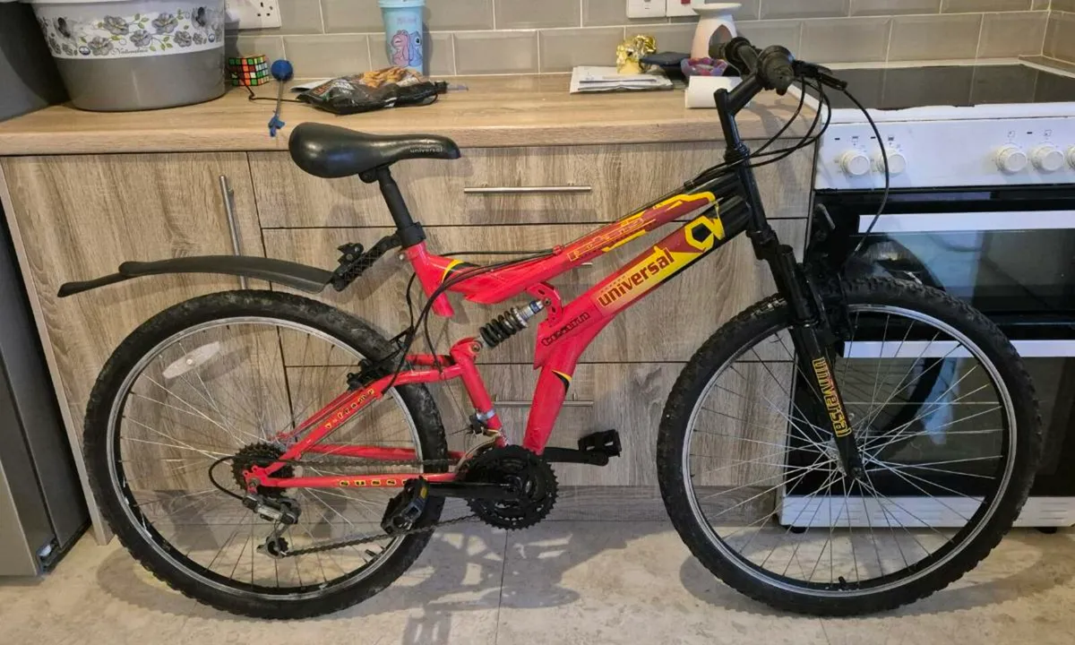 Adults hybrid bike universal full suspension  26in - Image 3