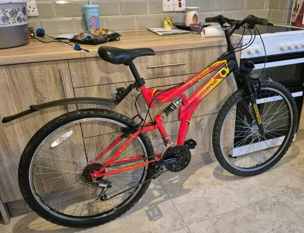 Adults hybrid bike universal full suspension  26in - Image 4