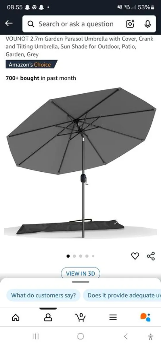 Outdoor umberellas