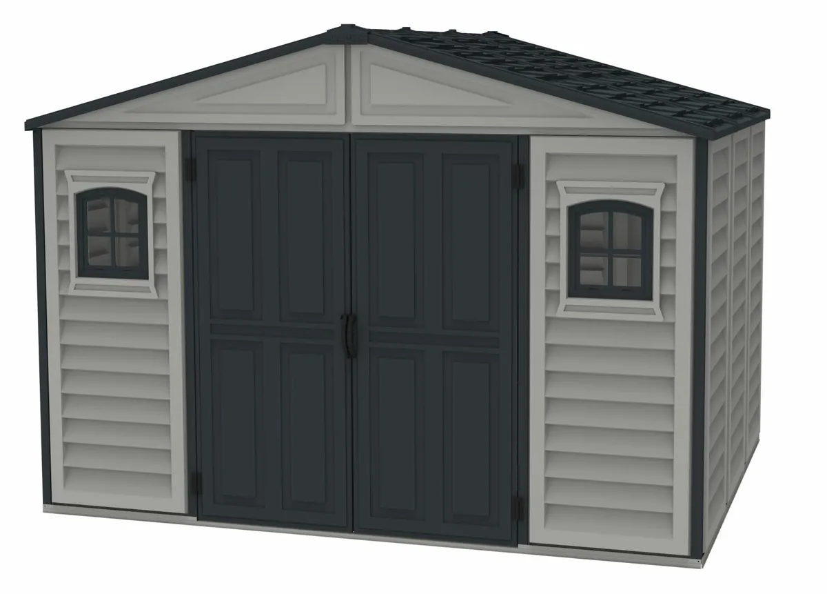 Duramax WoodBridge PLUS II 10.5×8 Vinyl Sheds - Image 3