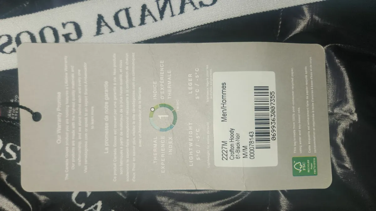 Canada goose-  brand new /medium - Image 2