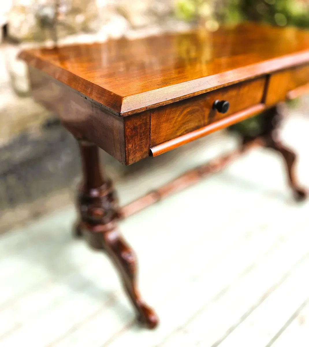 Victorian Mahogany Side Table- Circa 1860 - Image 3