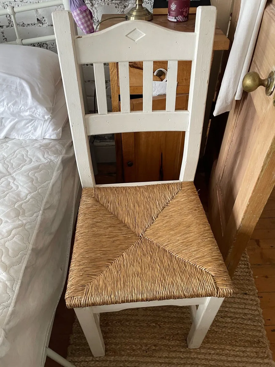 Dining chairs wicker x 6