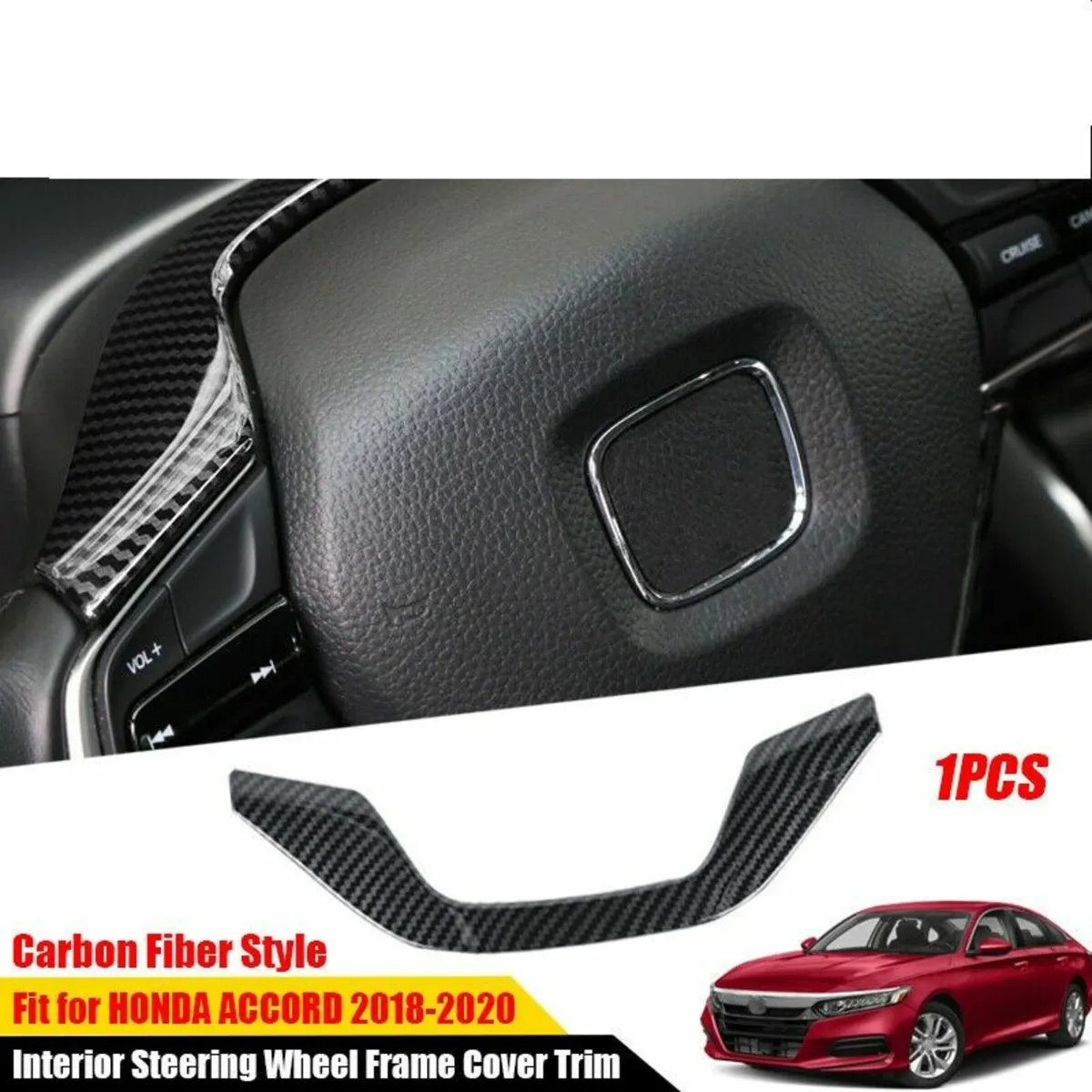 Honda Accord 2018-2020 Carbon Fiber Interior Stee - Image 1