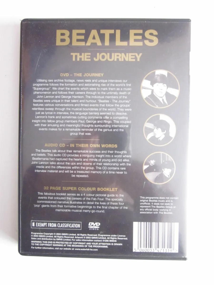 Beatles The Journey (DVD, CD and booklet) - Image 2