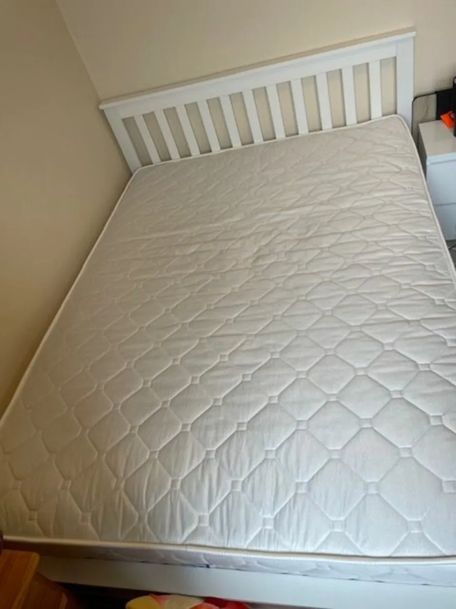 Double Bed with Mattress – Like New! - Image 1