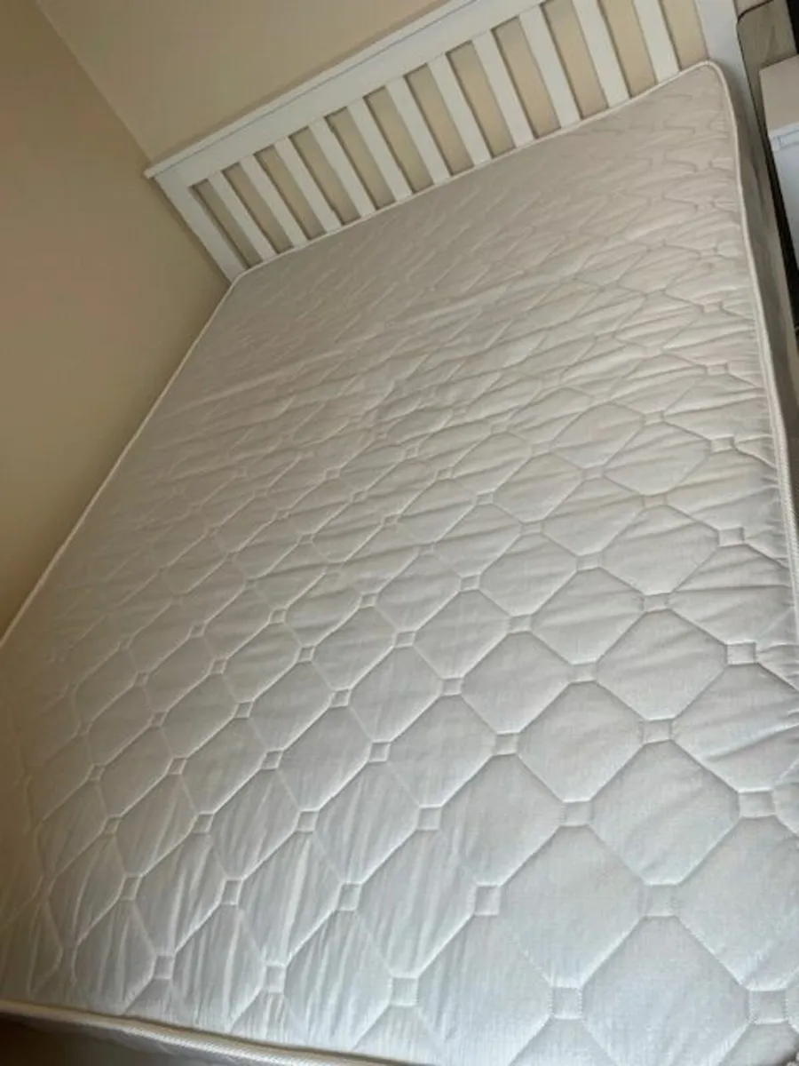 Double Bed with Mattress – Like New! - Image 2