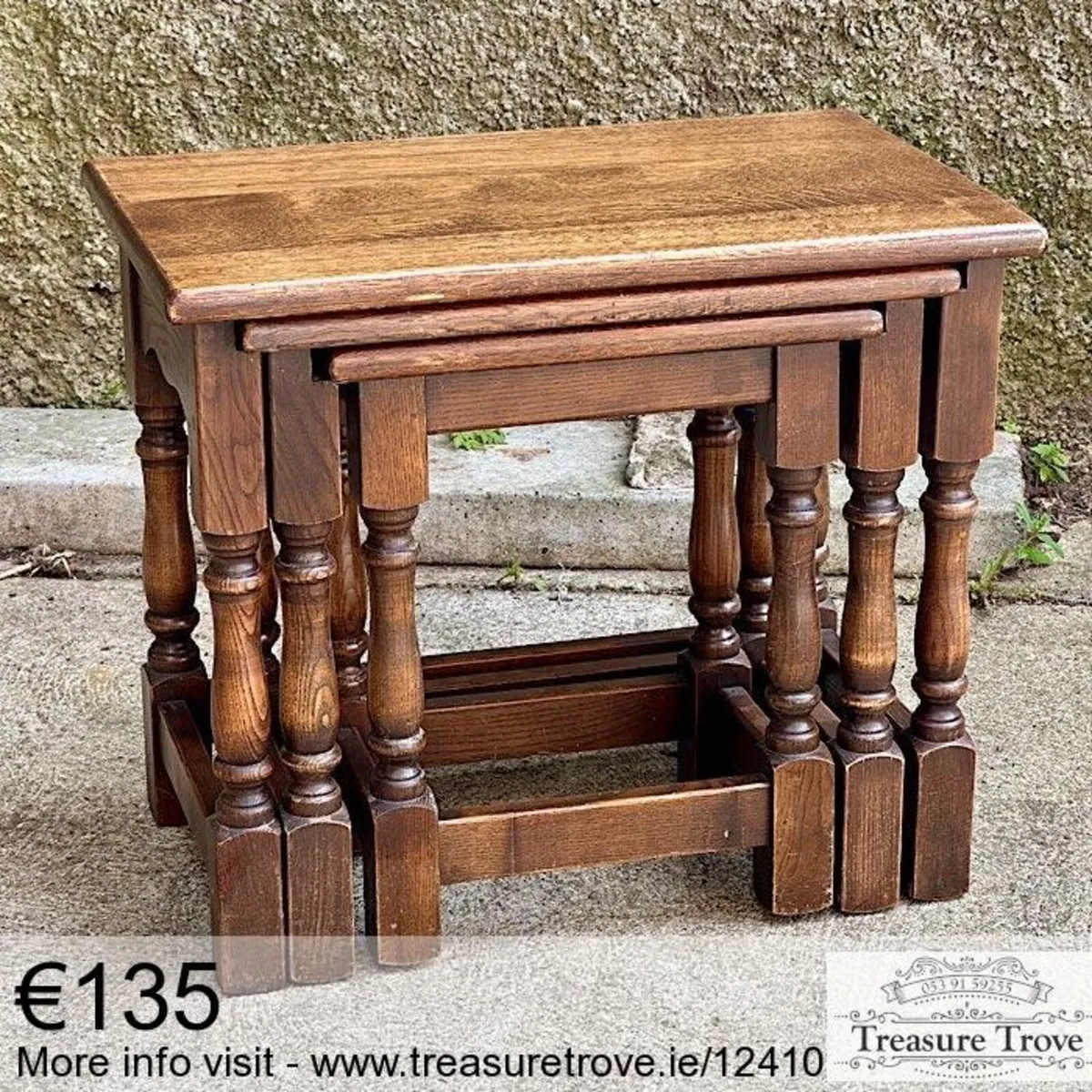Vintage and Antique Nest of Tables - Image 3