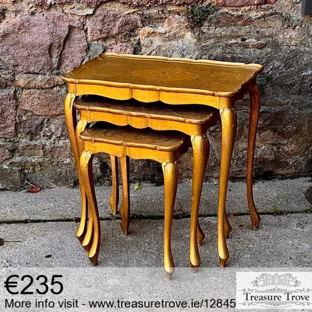 Vintage and Antique Nest of Tables - Image 4