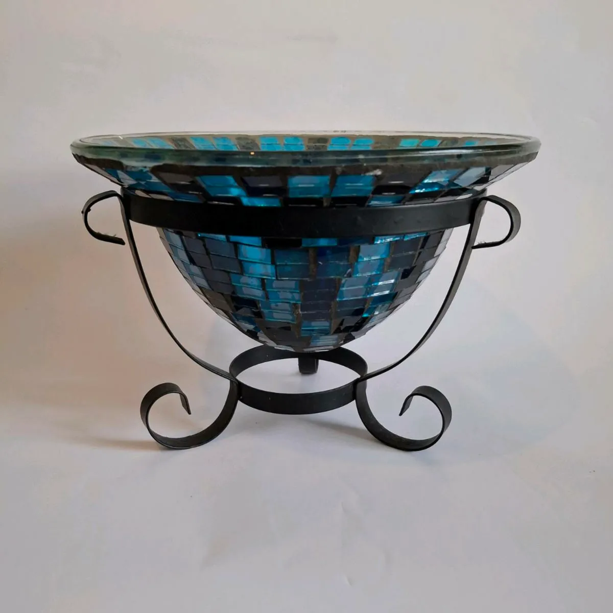 Glass Mosaic Candle Holder - Image 1