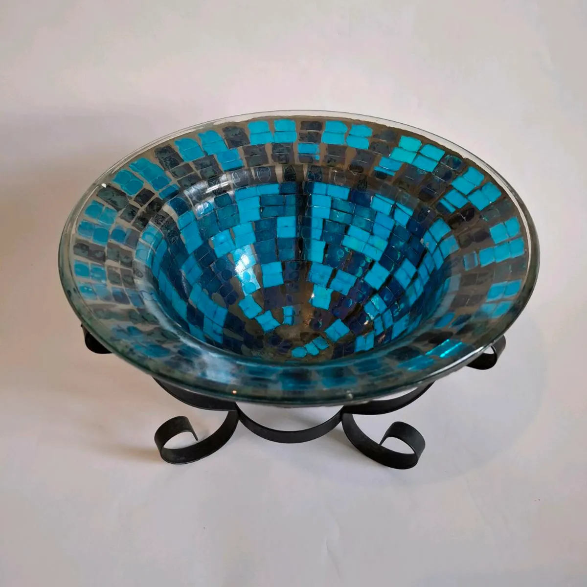 Glass Mosaic Candle Holder - Image 2