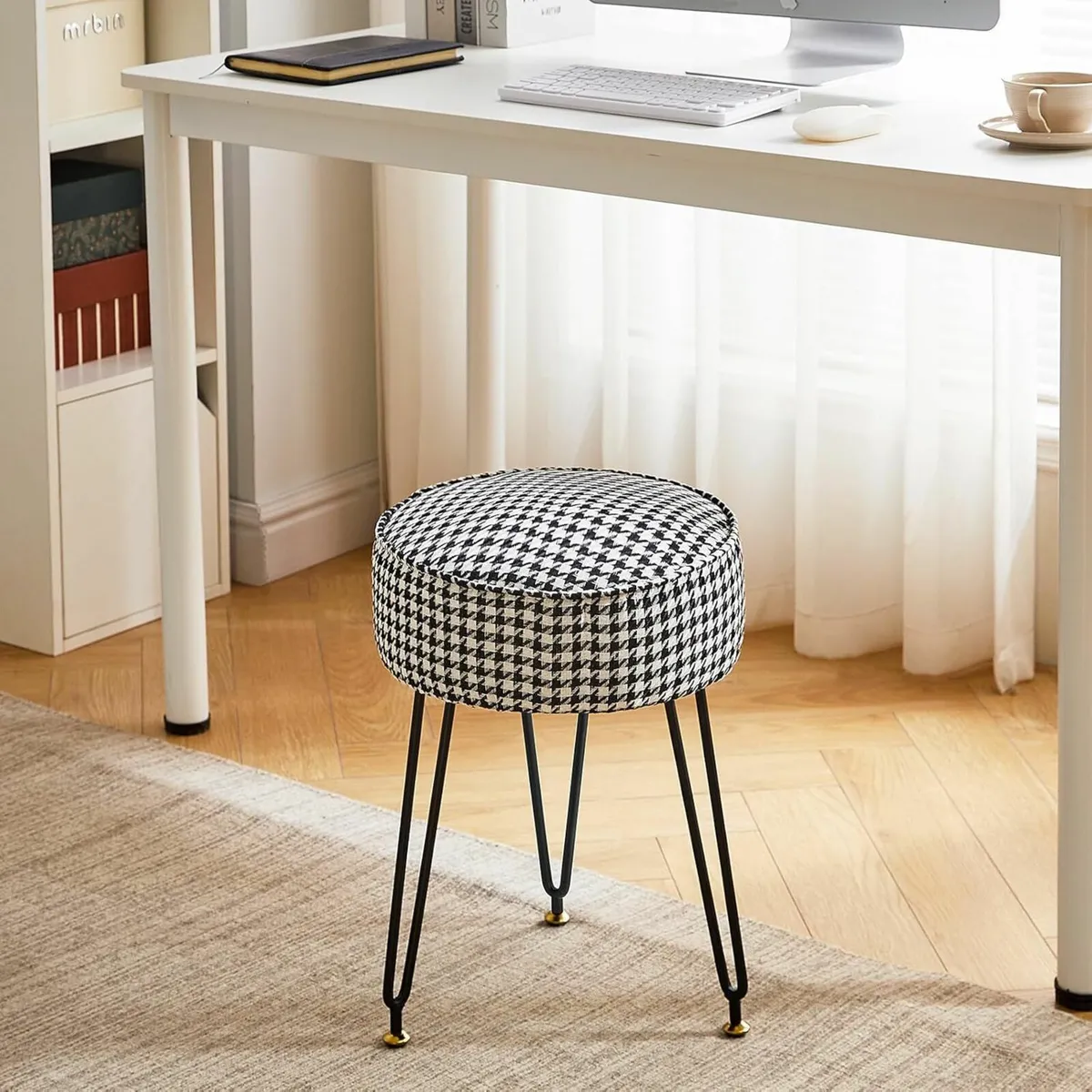 Bedroom table Footrest Ottoman Makeup Stool - Image 1