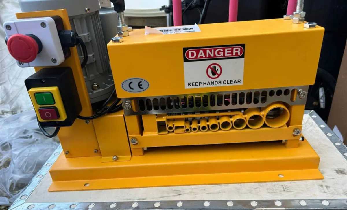 NEW 220V  Scrap Cable Stripping Machine 1mm-40mm - Image 1