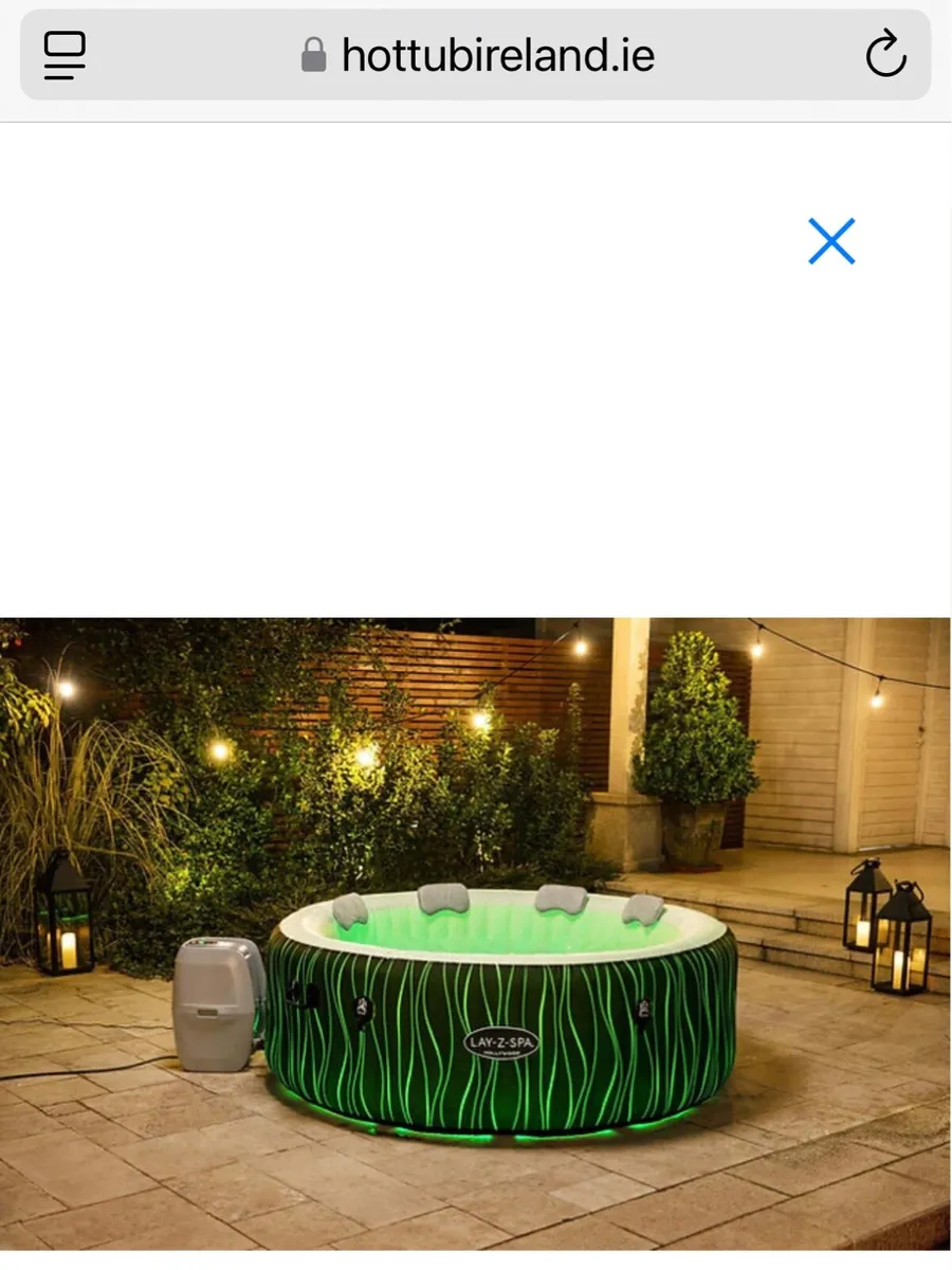 Lay Z Spa HOLLYWOOD airjet hot tub with Led lights - Image 2