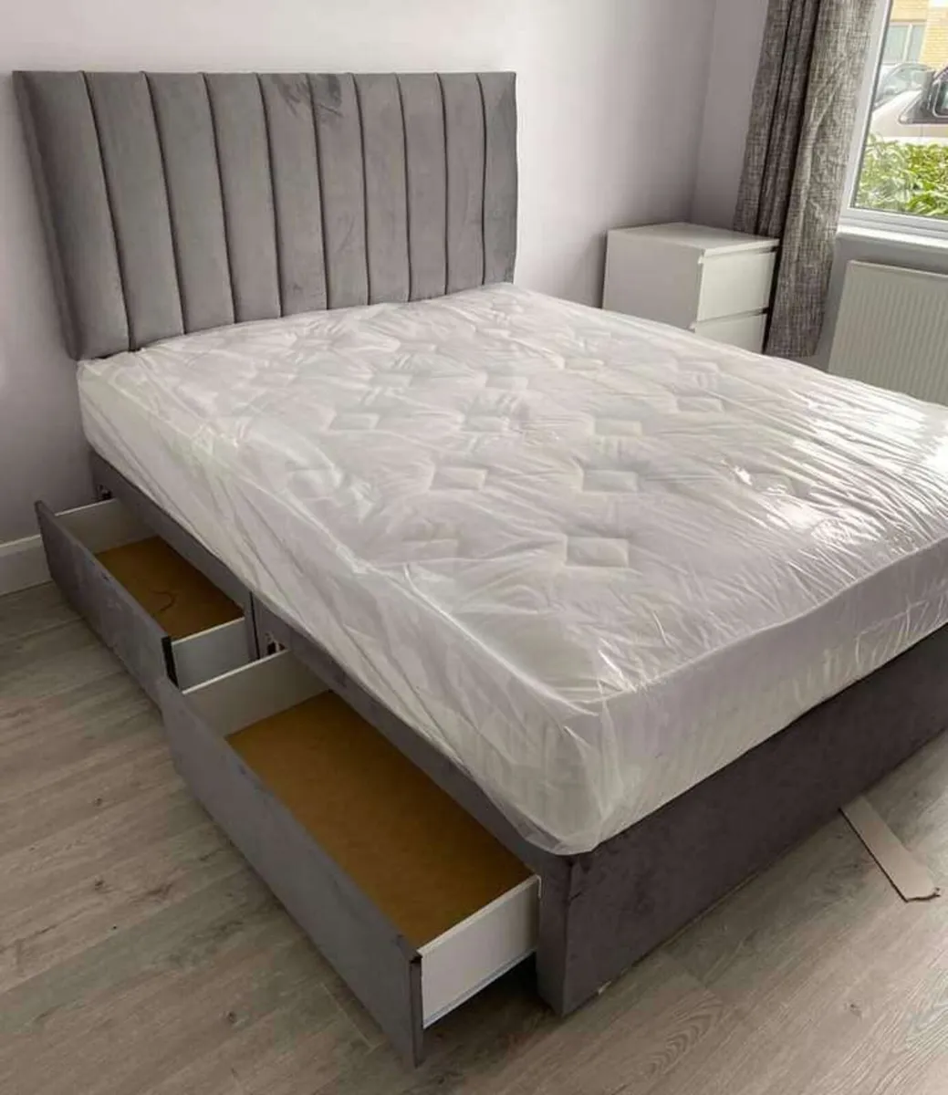 ⚡️4FT6 DOUBLE DIVAN BEDS⚡️ - Image 1