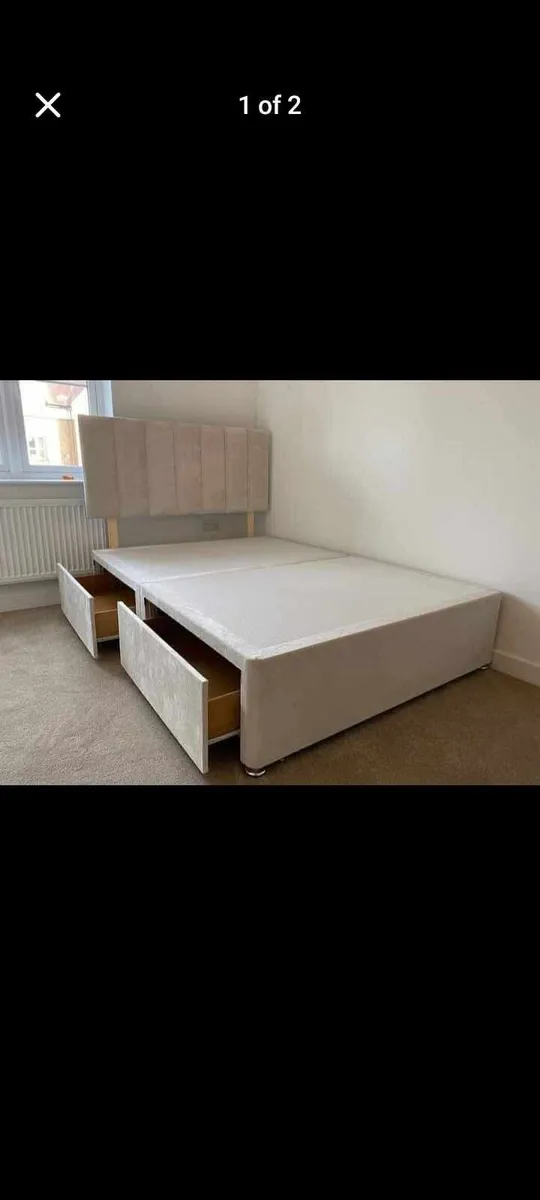 ⚡️4FT6 DOUBLE DIVAN BEDS⚡️ - Image 2