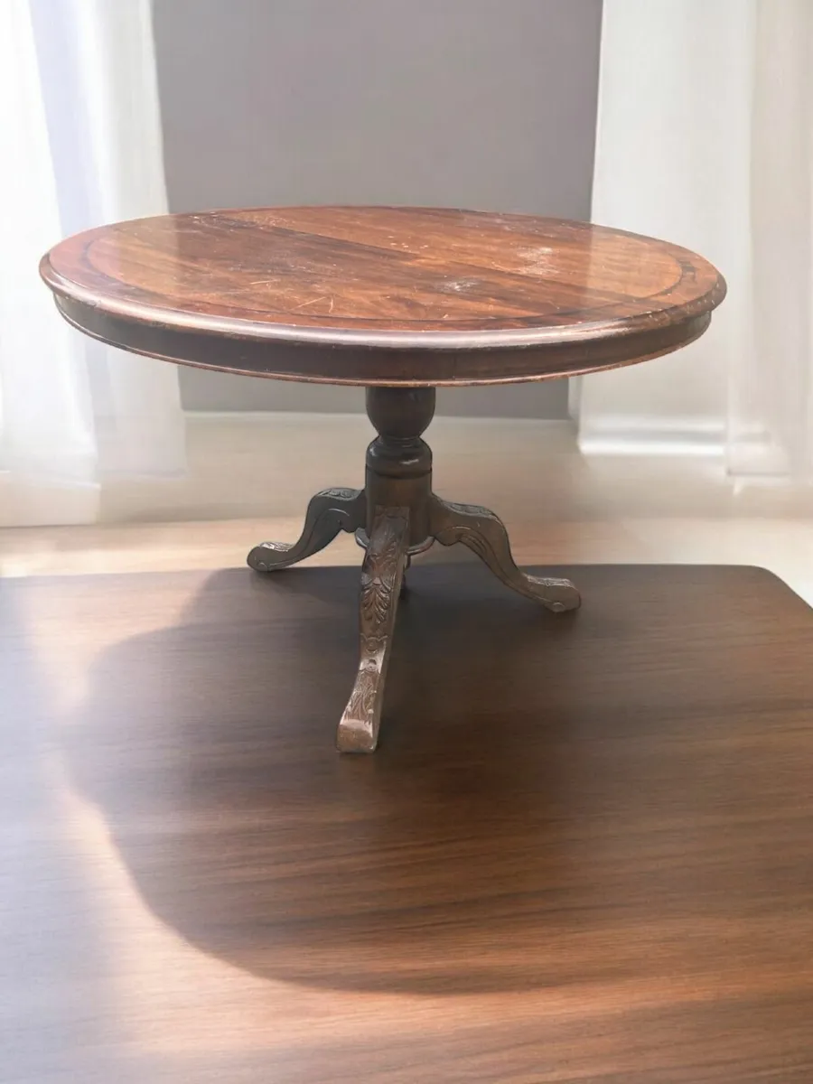 Antique Table - Tilt Top - Some TLC - Image 2