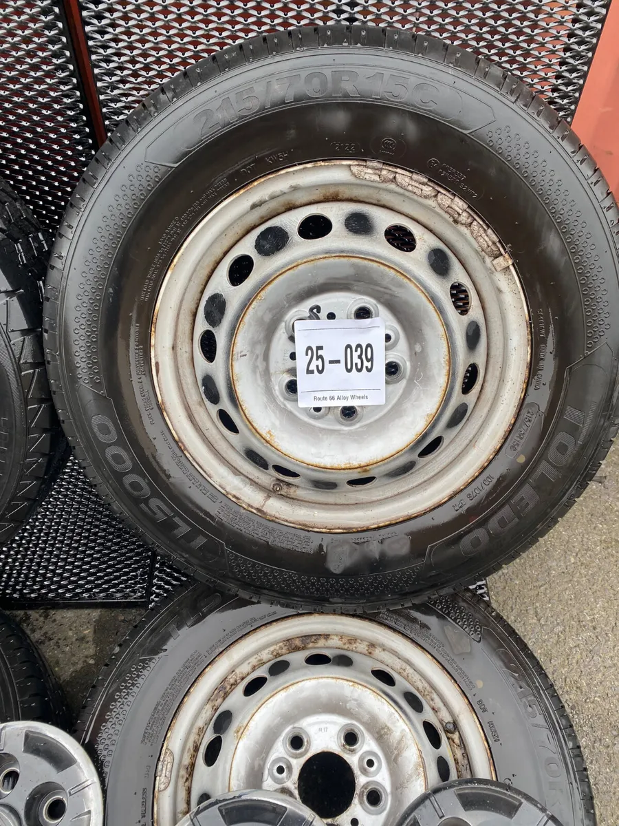 FIAT DUCATO STEEL WHEELS REF 25-039 - Image 3