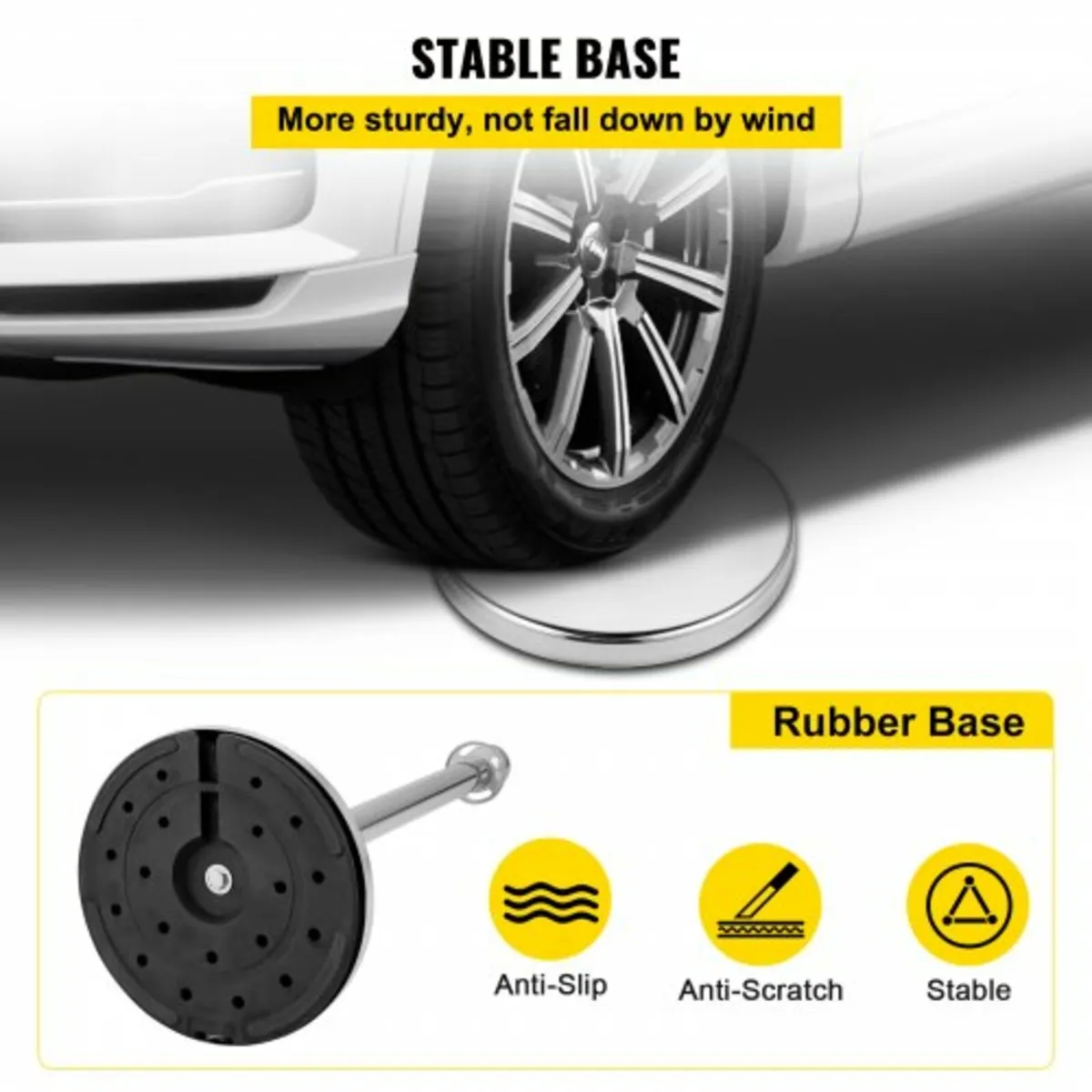 Retractable Silver Round Top Queue Control Barrier - Image 3