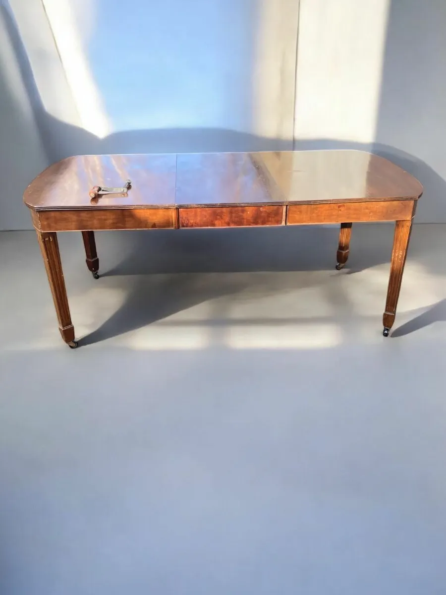 Antique Table - Dining - Regency - Extending - Image 2
