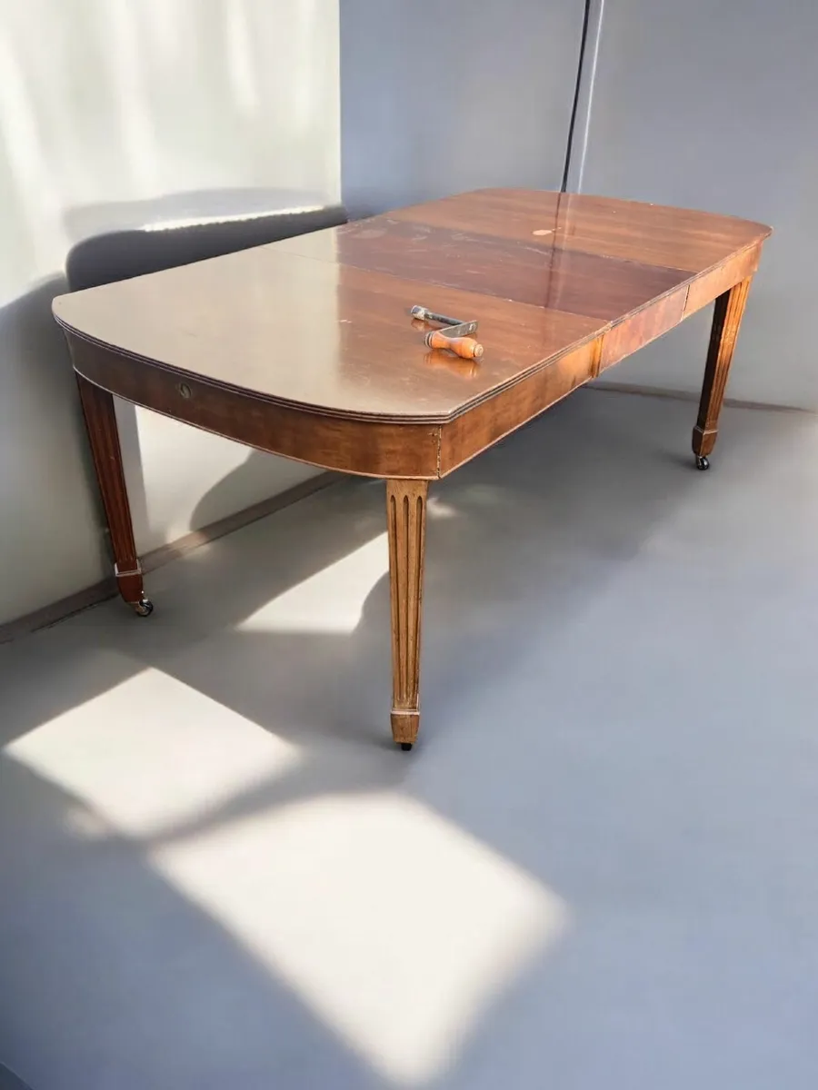 Antique Table - Dining - Regency - Extending - Image 3