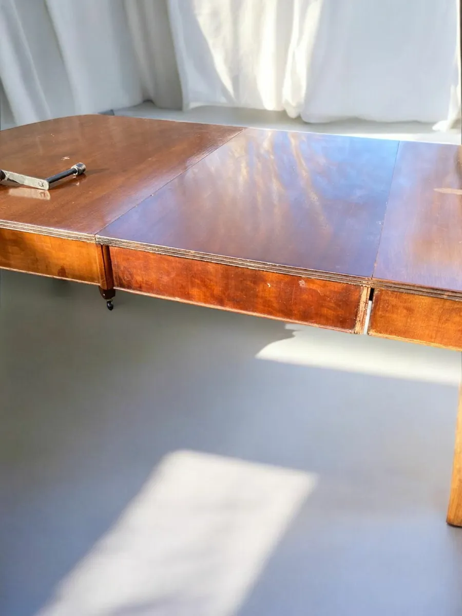 Antique Table - Dining - Regency - Extending - Image 4