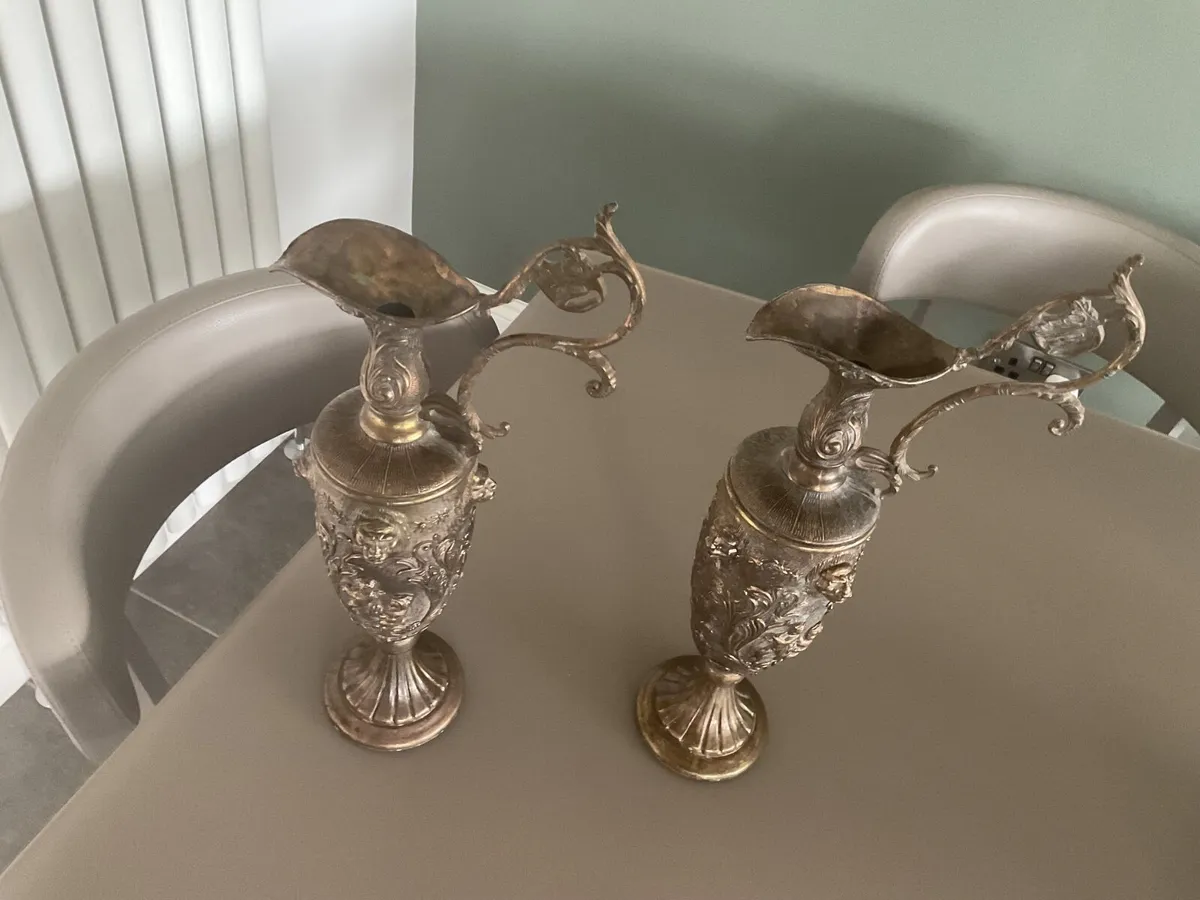 Antique Pewter Jugs - Image 3