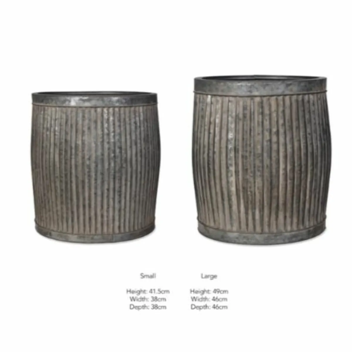 Vence Tall Planters set of 2 – GT32 - Image 2