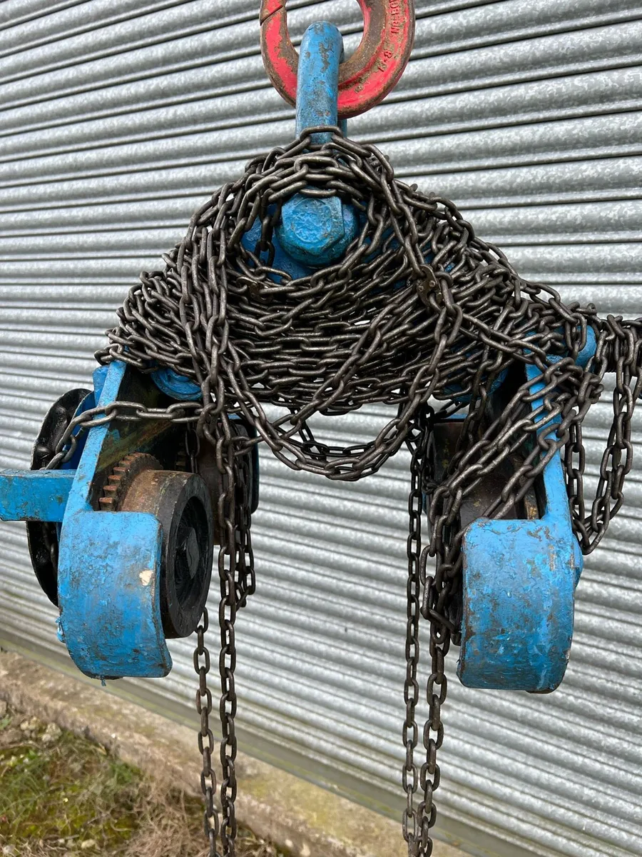 Girder trolley 10 ton lifting hook. - Image 3