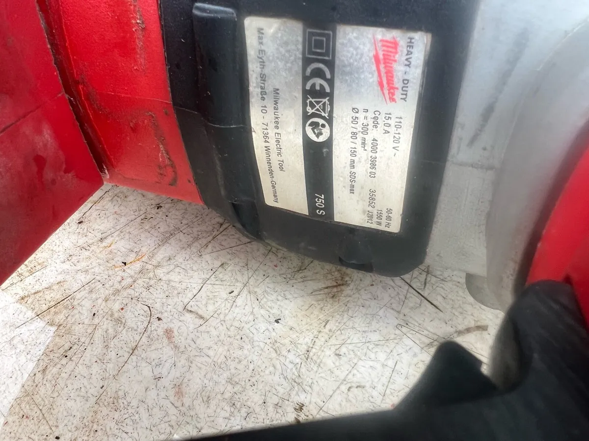 Kango rotary hammer drill Milwaukee K750 - Image 3