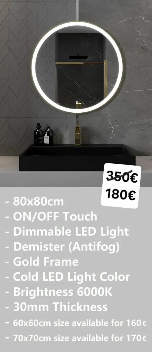 LED Bathroom Mirror - Image 1