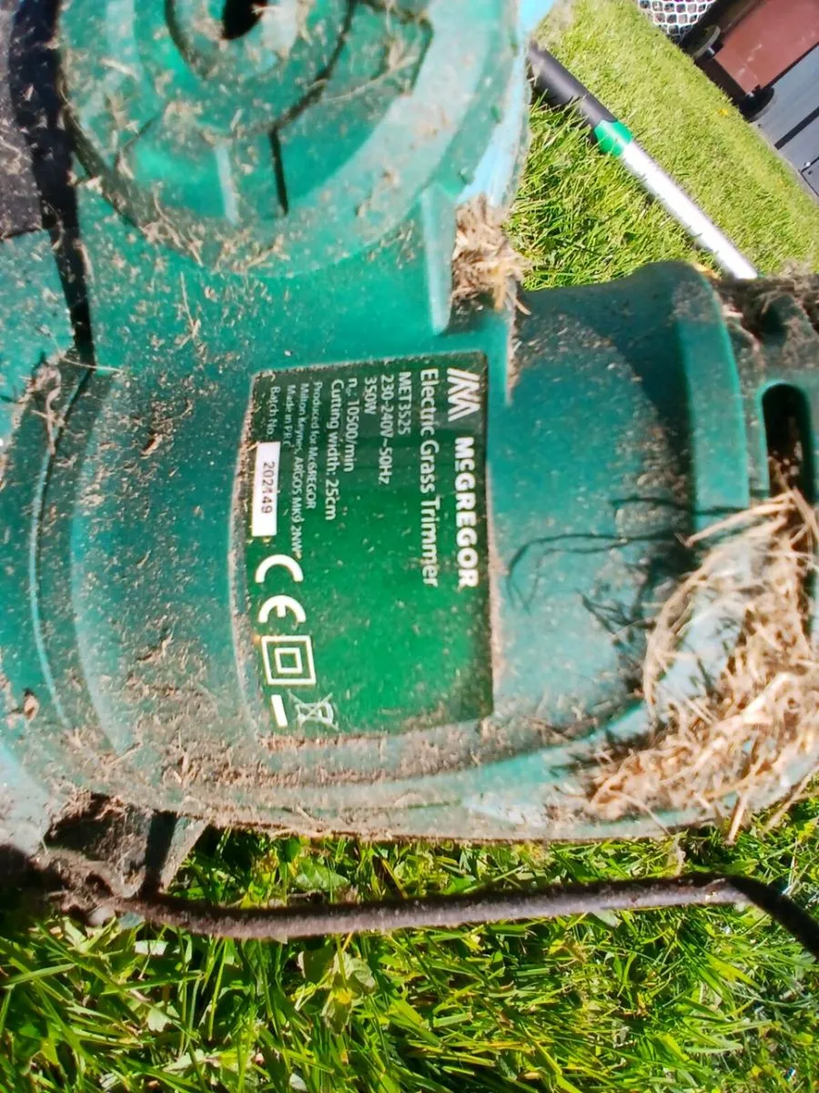 Electric Grass Trimmer with Rake & Shears - Image 3
