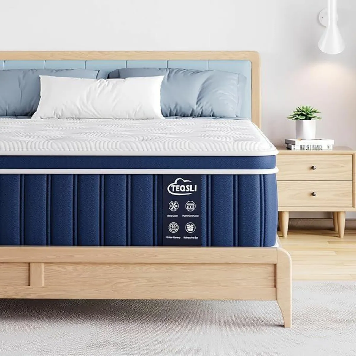 Single Mattress, Memory Foam Sprung 90x190cm - Image 1