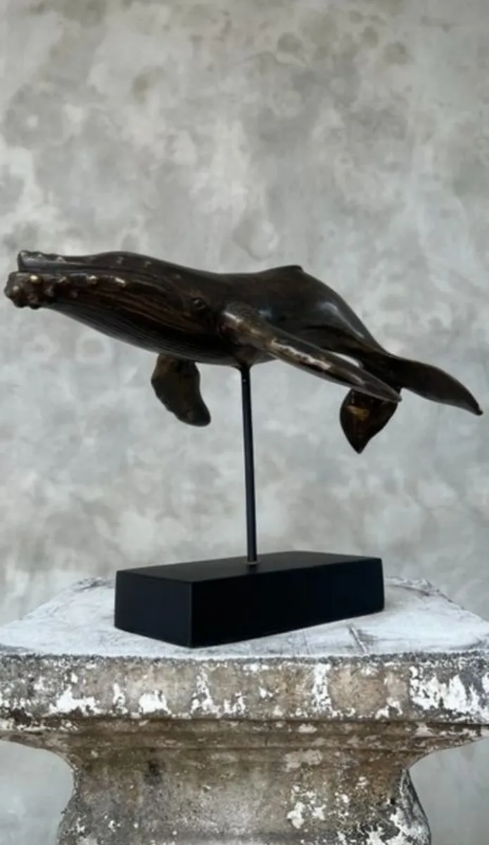 Whale (37cm) - Bronze - Image 1