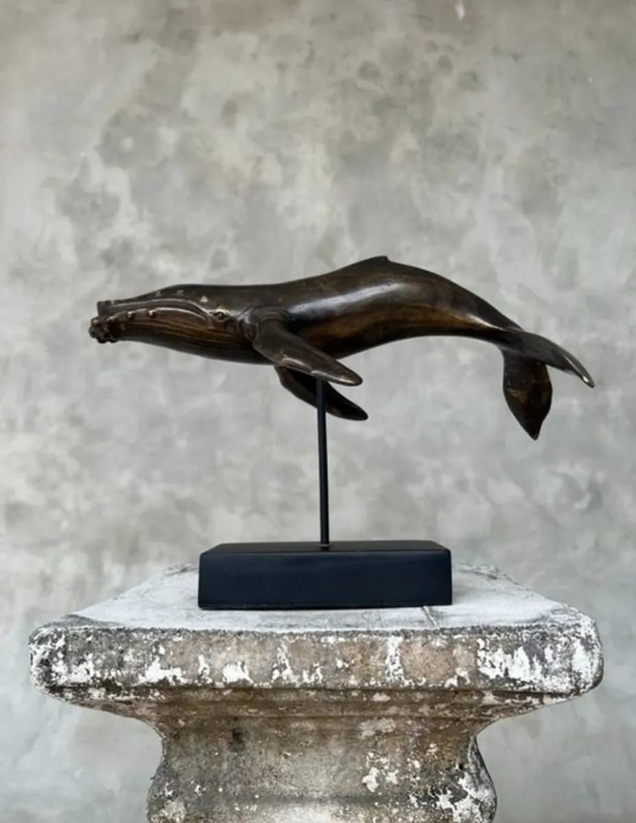 Whale (37cm) - Bronze - Image 3