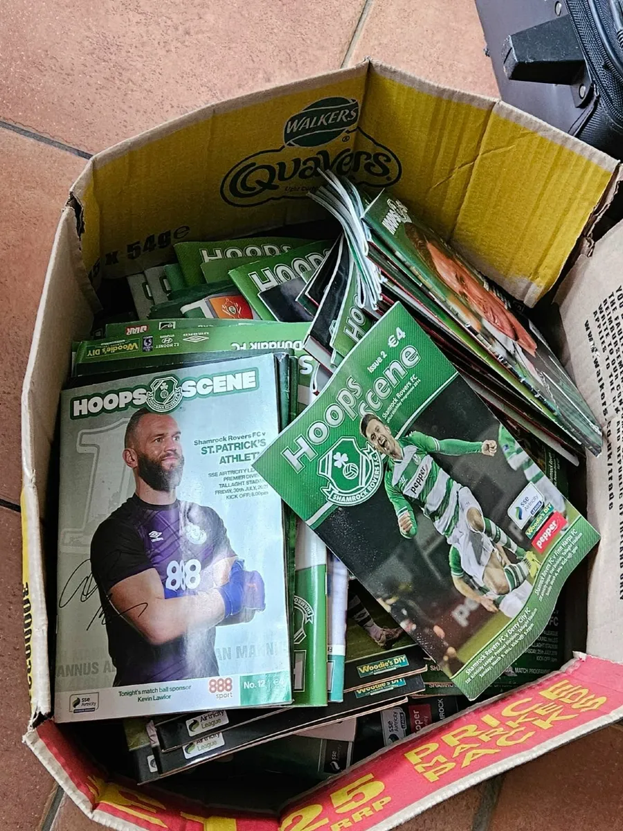 Large Box of Shamrock Rovers Programmes - Image 3