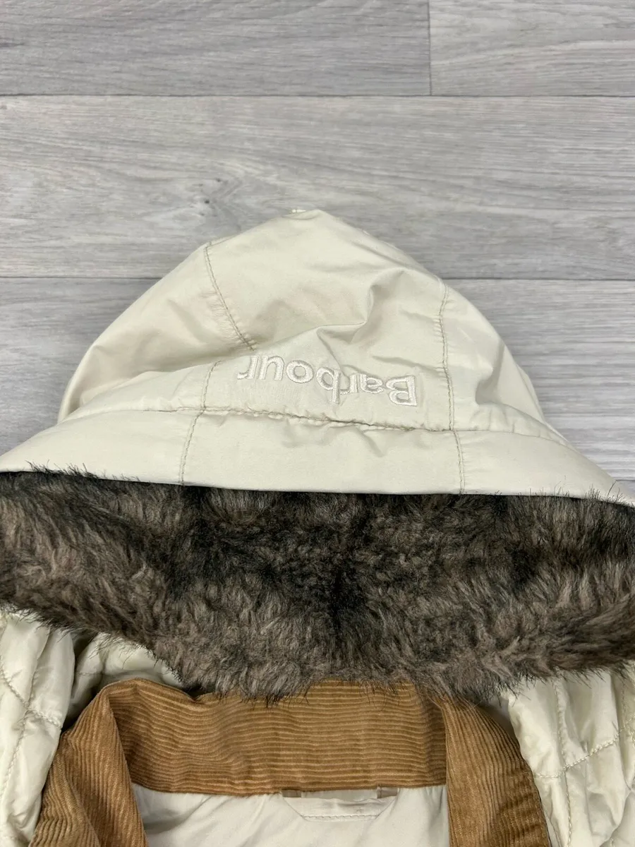 Barbour Utility Parka Mac Jacket Coat Womens 16 - Image 4
