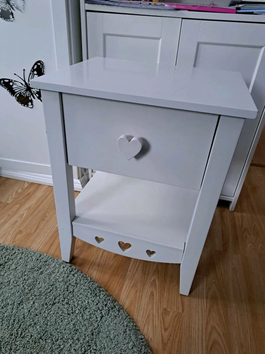 Bedside table for girls bedroom from NEXT - Image 1