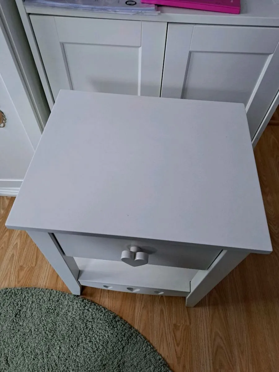 Bedside table for girls bedroom from NEXT - Image 3