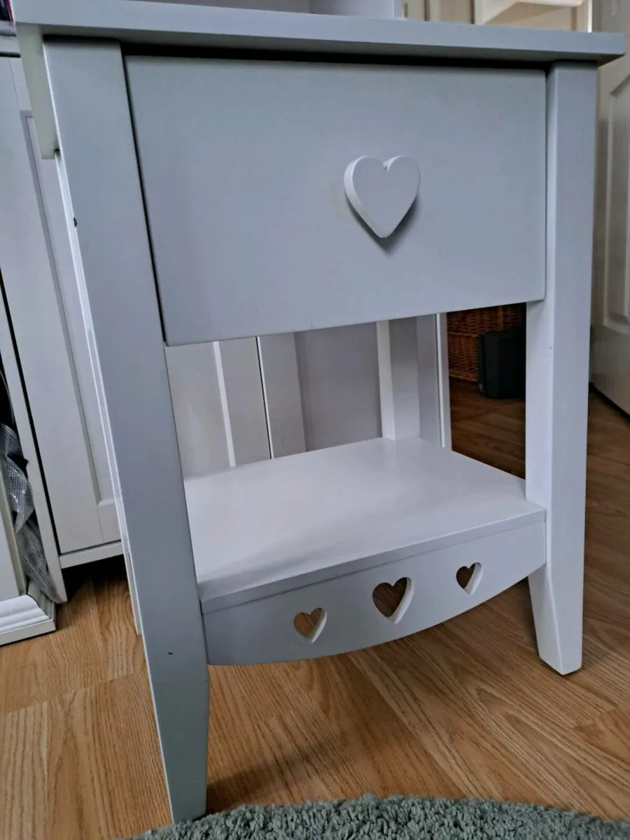 Bedside table for girls bedroom from NEXT - Image 4